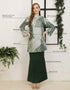 BAJU KURUNG PAHANG MODEN AVERY (EMERALD GREEN)